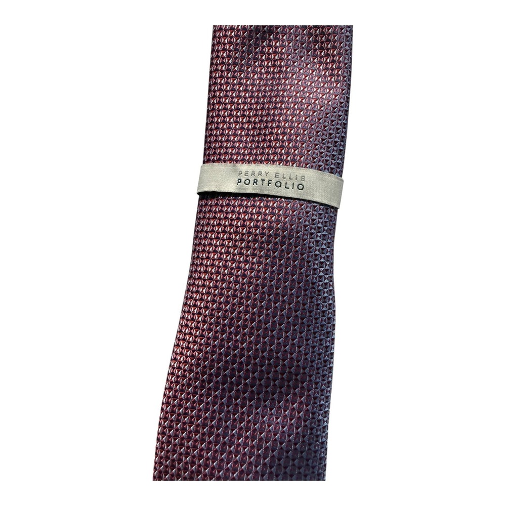PERRY ELLIS Portfolio Men's Elegant classic business silk Neck Tie coral new